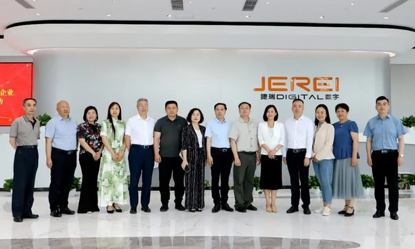 Mr. Wang Songjie, Vice Chairman of Yantai CPPCC, and his delegation visited Jerei to carry out the activities of “visiting members‘ units” and “members’ reception day”.