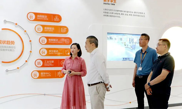 Ruikang Pharmaceutical Group Chairman Han Xu and his delegation visited Jerei to explore new routes of digital transformation