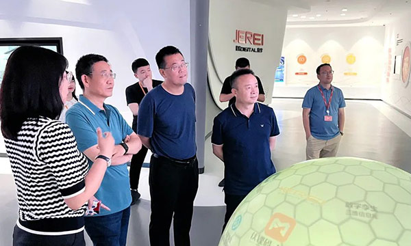 PetroChina Sichuanqing Drilling & Changqing Cementing Company Leaders Visit Jerei to Promote Intelligent Oilfield Construction